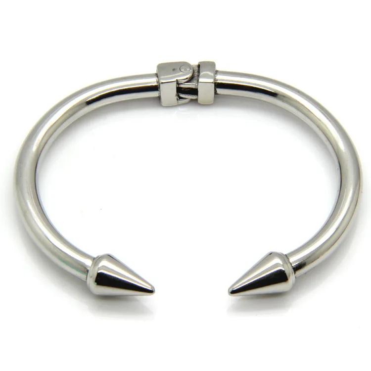 Fashionable Nail Bracelet Stainless Steel Bracelet Punk Style Little Giant Rivet Tapered Pointed Titanium Steel Bracelet