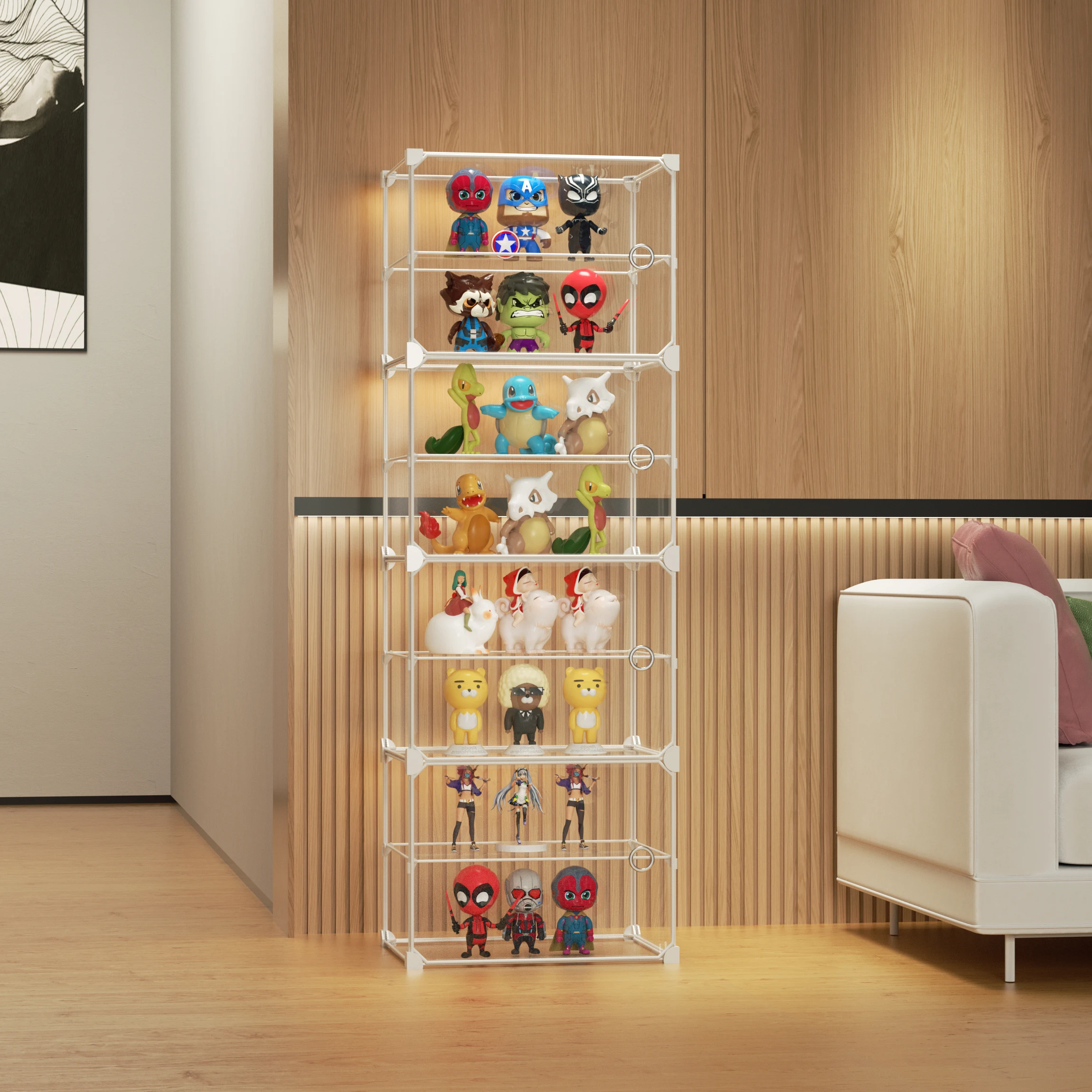 Modularization Household DIY Modular Cube Wardrobe Closet Storage Plastic Cabinet Foldable Organizer