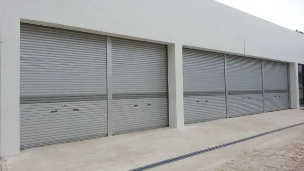Industrial Exterior & Interior Galvanized Steel Fire Safety Fire Rated Roller Shutter Fire Rolling up Rolling Shutter