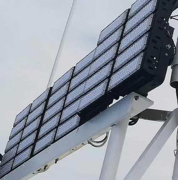 170LM/W 2000W стадион огни 1000W портативный прожектор мобильного башня IP67 фар с ручной подъемник 6 м мачты