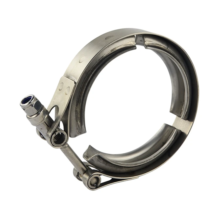 Customized size wholesale price 201 304 stainless steel adjustable  V band clamp