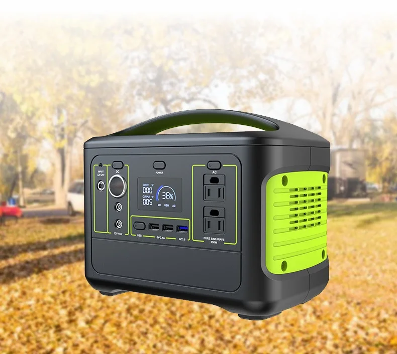 Outdoor Power Station Backup Battery 500w Power Bank Station For Camping Home Emergency
