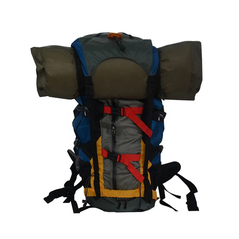 IRONDONKEY Customized LOGO Outdoor Camping Hiking Backpack Large Capacity Sports Mountaineering Backpack