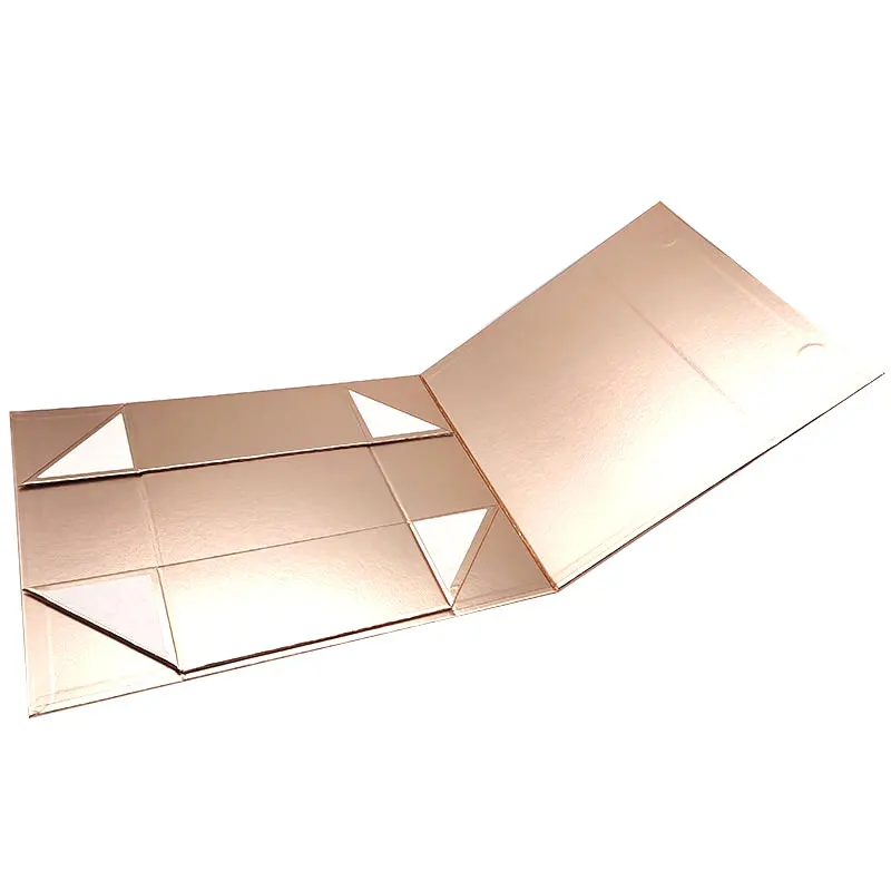 RTS Printed Packaging Boxes Cardboard Rigid White Paper Box Foldable Magnetic Closure Gift Packaging Box