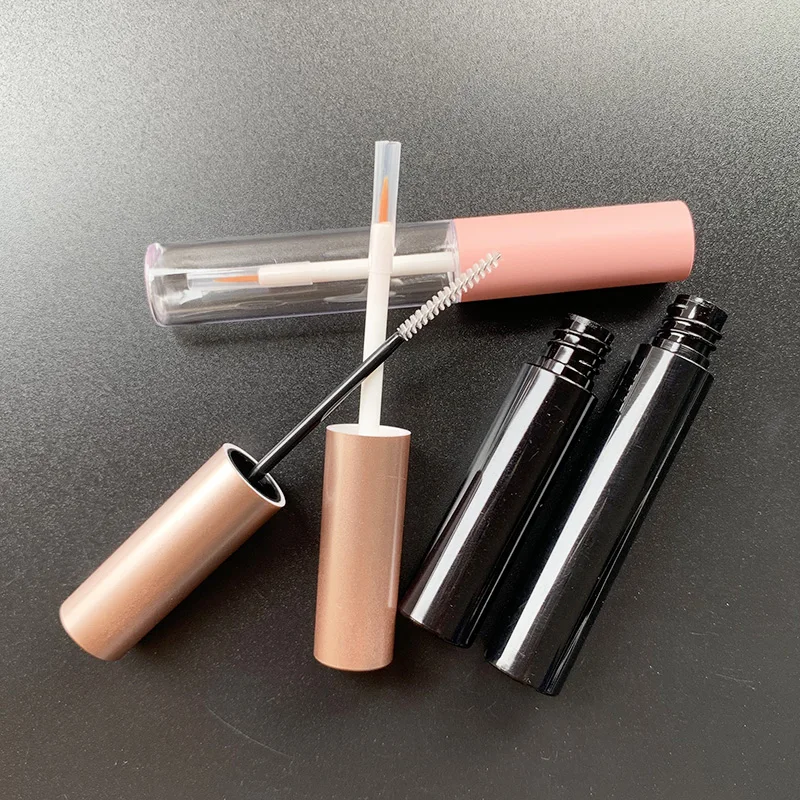 gold dual 5ml plastic eyeliner packaging eyelash serum container lip gloss tubes luxury eyeliner mascara double ended tube