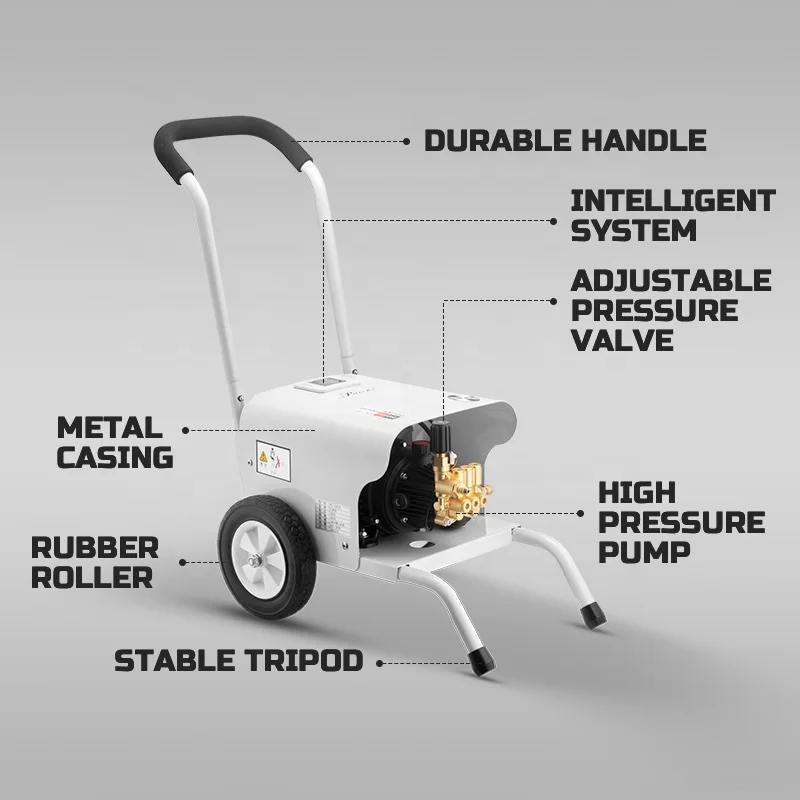 1.8kw 100bar бытовой установка для мытья под давлением 1500PSI электрическая 220V холодной воды моек высокого давления
