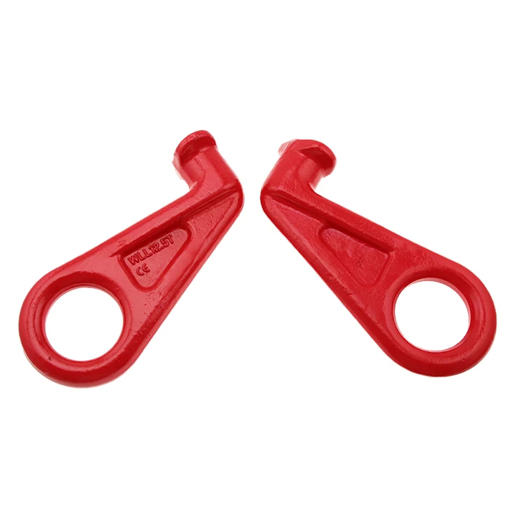 12.5 ton powder plastified container lifting hook shipping container lifting hooks