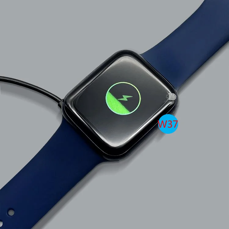 2021 Smartwatch Heart Rate W37 Series 7 Smart Watch Reloj Full Touch Screen t500 W26 IP68 Waterproof Smart Watch