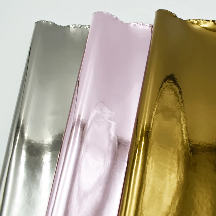 Metallic Fabric Leather Market Handbag Lady Pu Leather