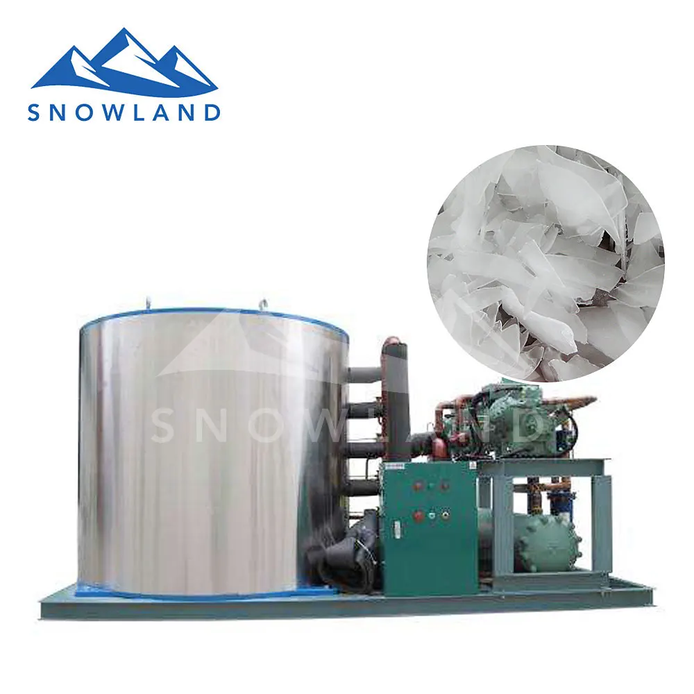 
SNOWLAND Mini ice maker 1.5T flake ice machine New refrigeration technology in 2021 
