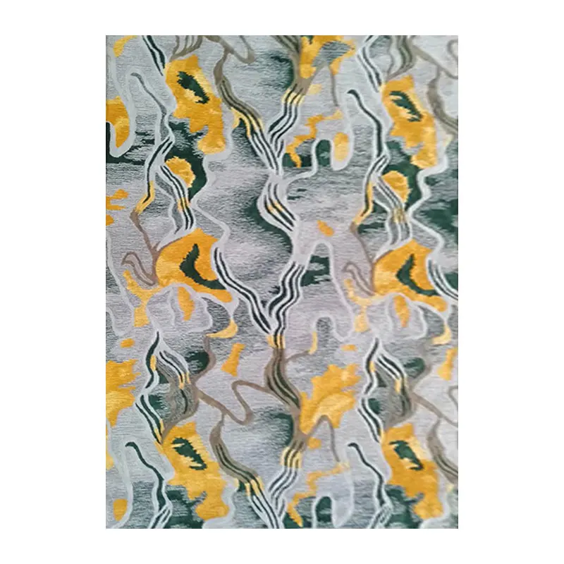 Modern design gold regional European and American handmade custom carpet