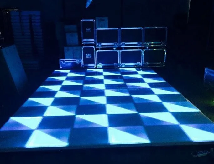  Свадебные диско DMX512 звуковой активный 100*100 см Акриловые ночного клуба шоу на сцене с сигналами 