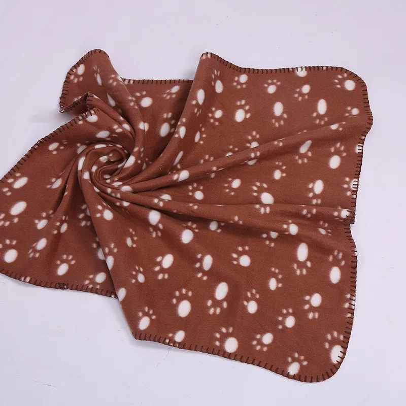 Cozy Paw Printed Cheshire Cat Dog pet Rats Sleep Mat Pad Bed Cover Blanket for Small Animals