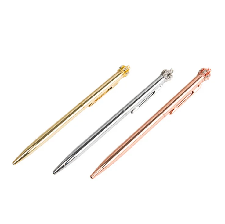 Metal Ball Pen Gift Aluminum Promotional High Quality Business Black Bag SILVER GOLD Novelty Body Hot Logo Packing