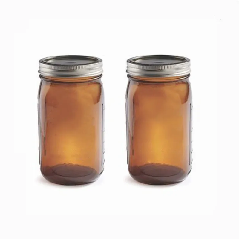 Top Quality Customizable Mason Jar With Handle - 1000 Ml And 24oz Drinking Options Available