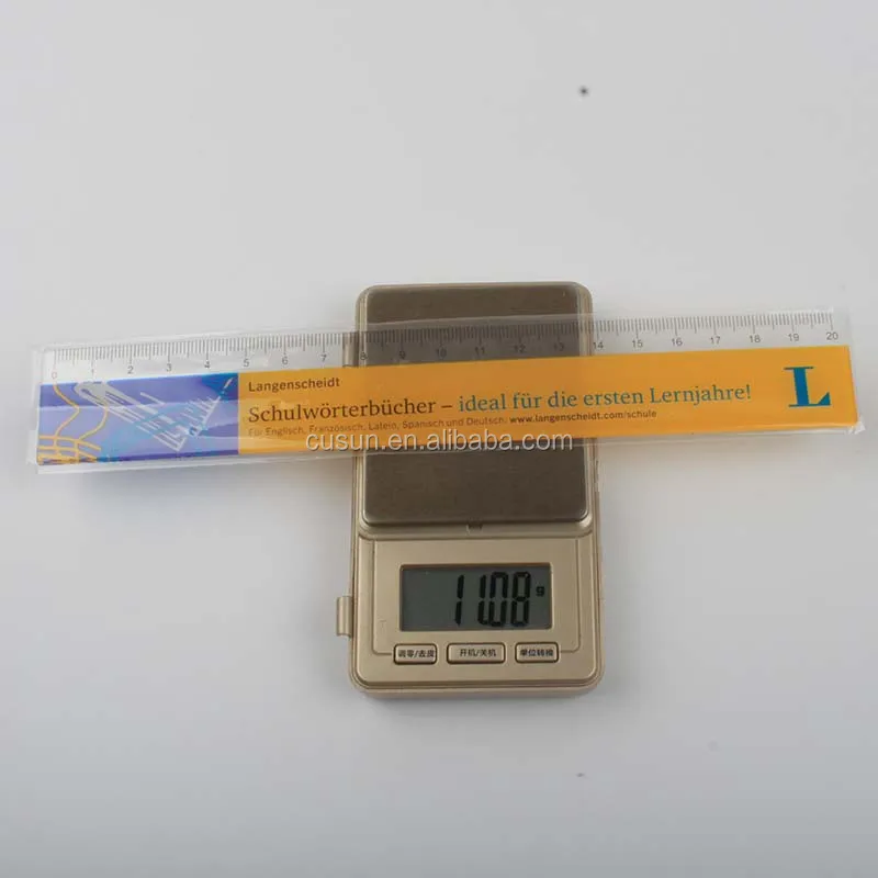 Promotion Ruler protractor rulers custom 20cm plastic scale ruler