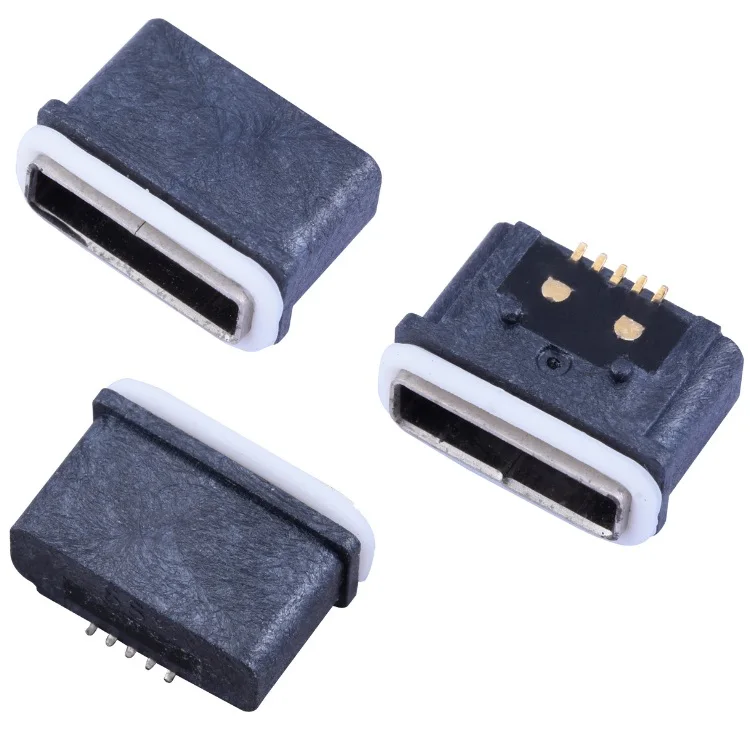 Тип AB с водонепроницаемым кольцом водонепроницаемый класс IP67 MICRO USB разъем