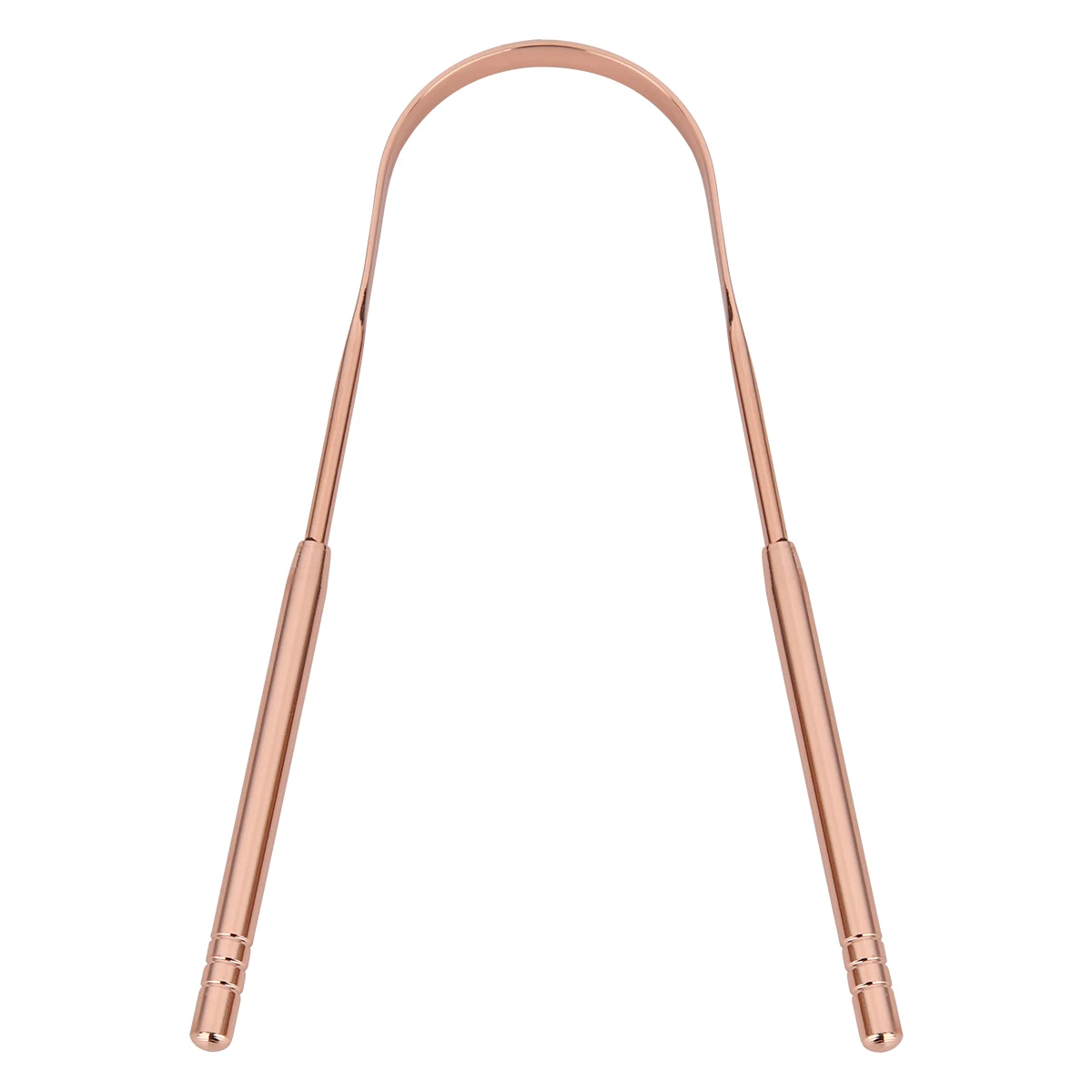 Oral hygiene Tongue Cleaning stainless Steel Tongue Cleaner  for Fresher Breath Copper Tongue Scraper