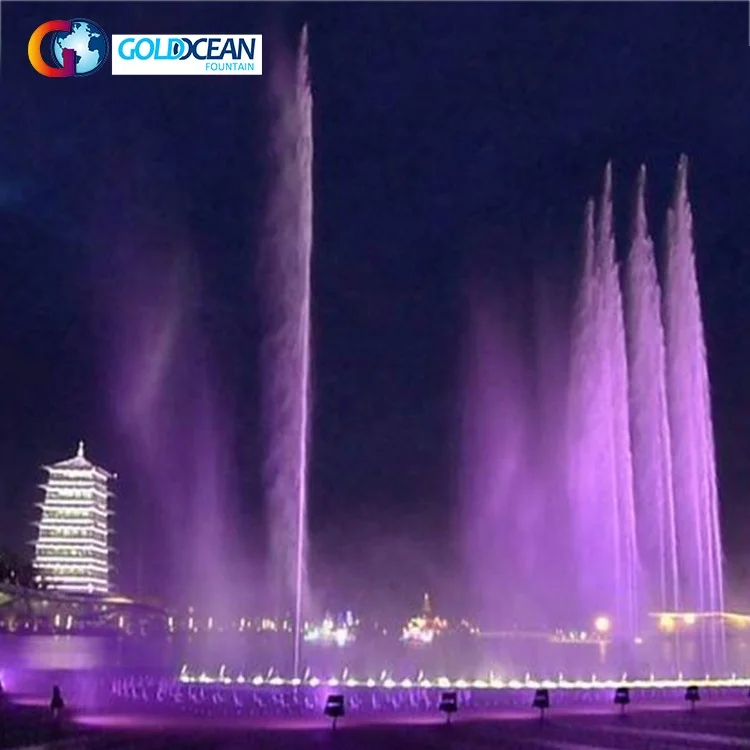 China Factory Supply Stainless Steel Pond Dry Floor Musical Dancing Fountain