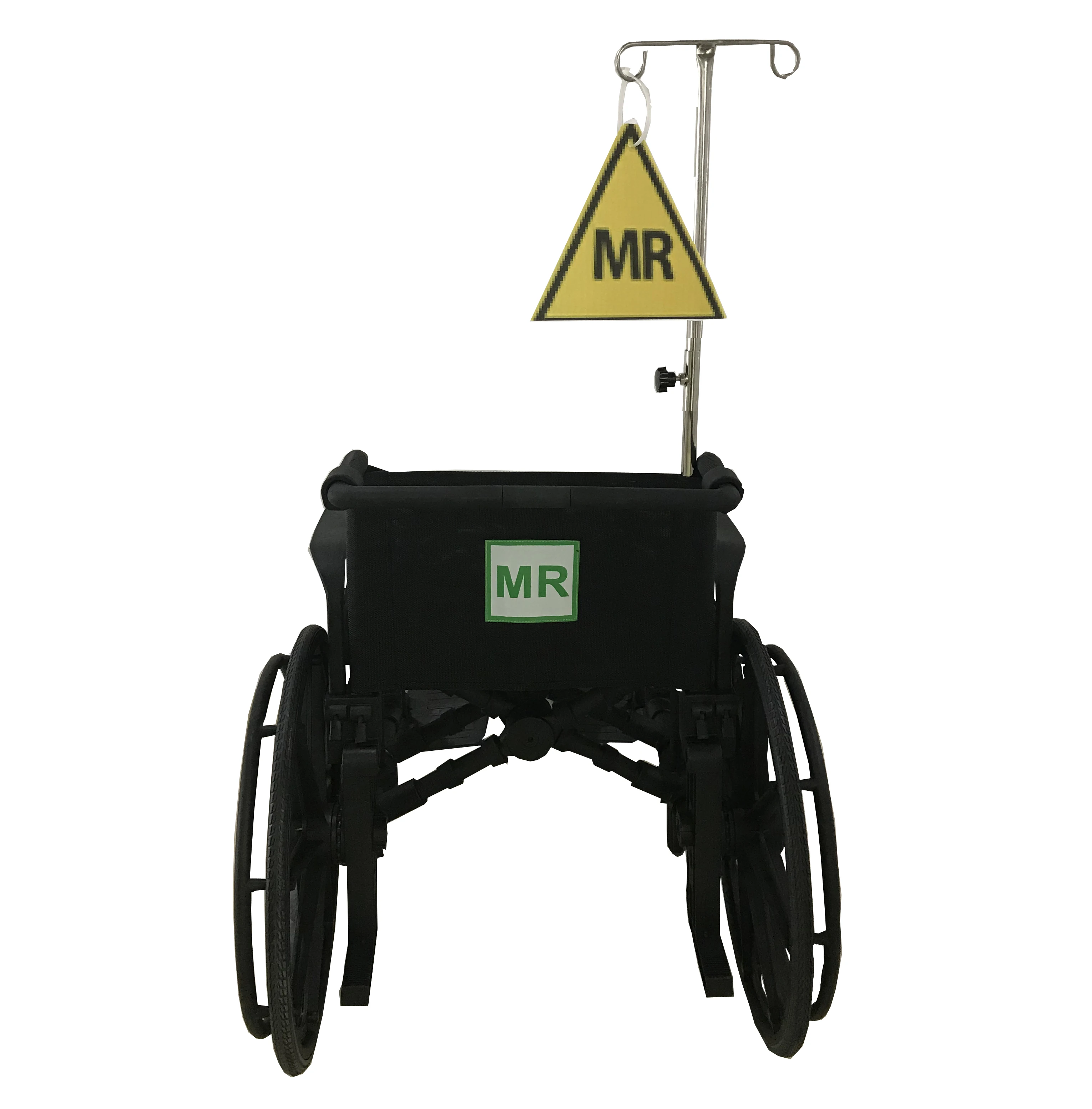 China MR safe plastic wheelchair for 1.5T, 3.0T, 7.0T MR system