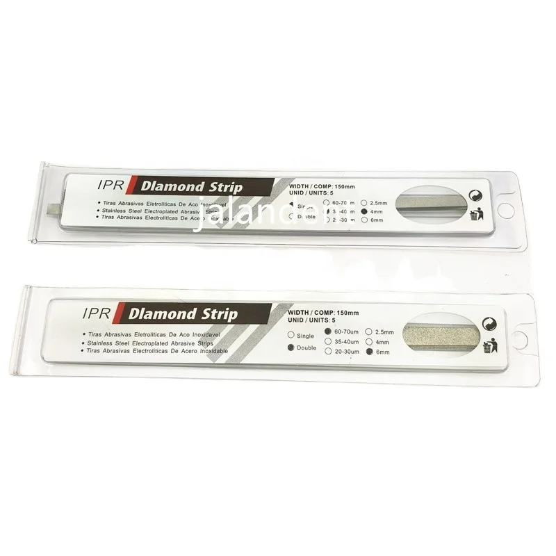 Factory Price Dental Orthodontic Interproximal Abrasive Material Single or Double Sided IPR Diamond Strip