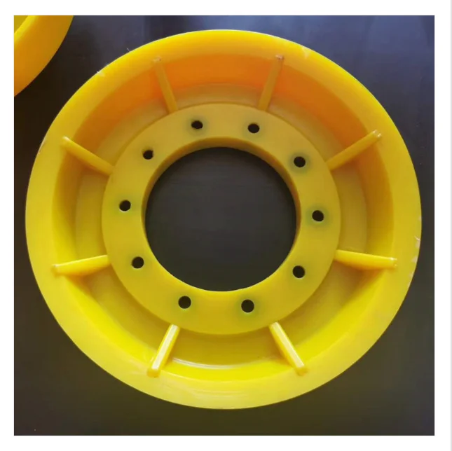 Plastic manufacturer mold customization 70A-90A shore yellow wear-resistant polyurethane bushing PU parts
