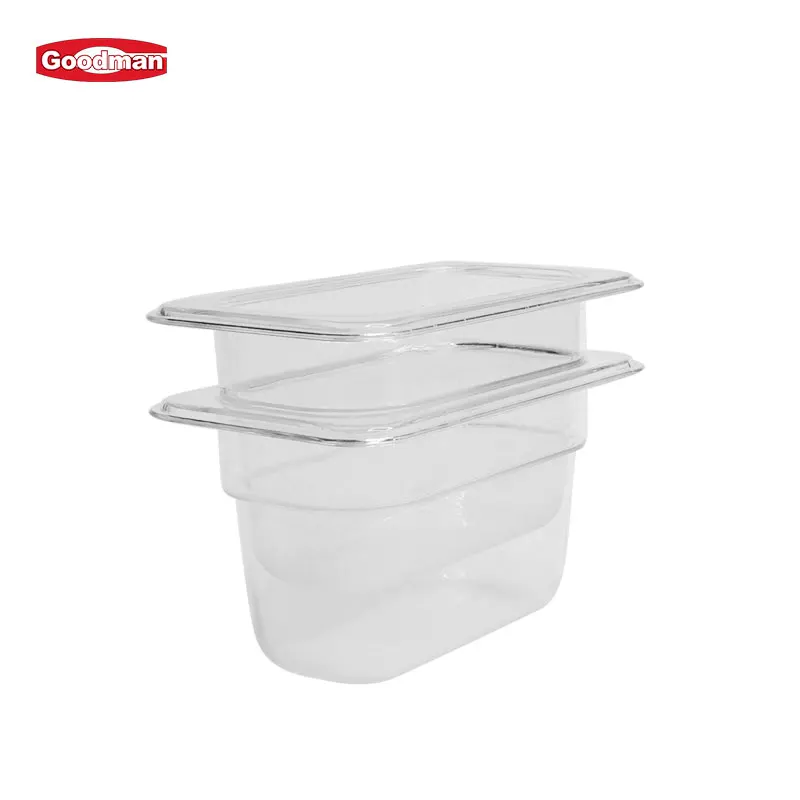 Plastic Food Container PC Gastronorm Tray  Gn Food Pan for Buffet