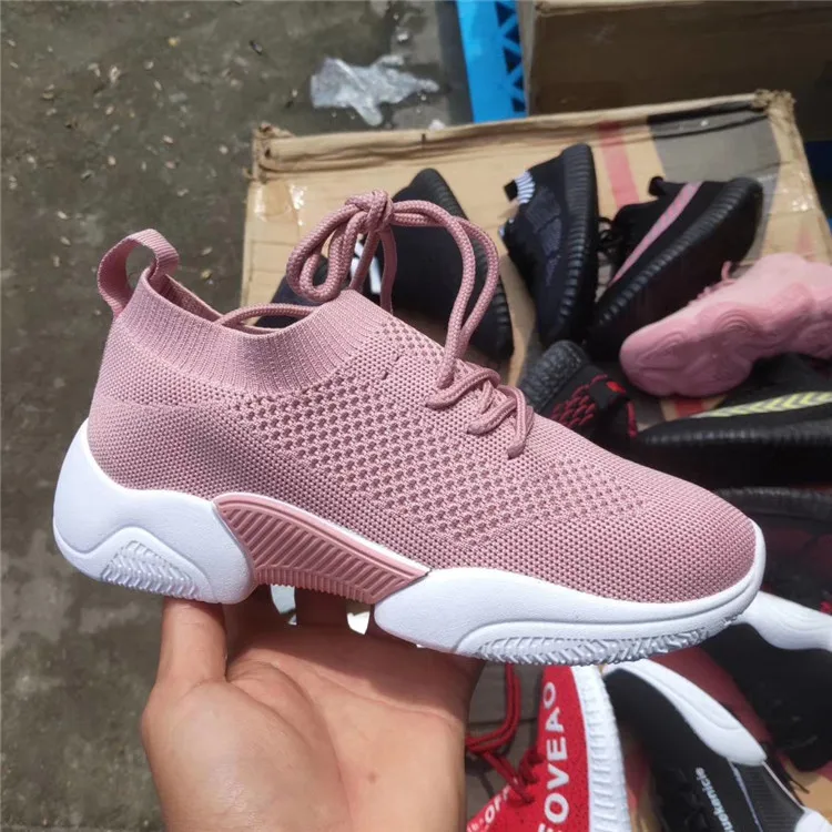 High quality factory surplus large stock and low price sports shoes women stockMix shoes