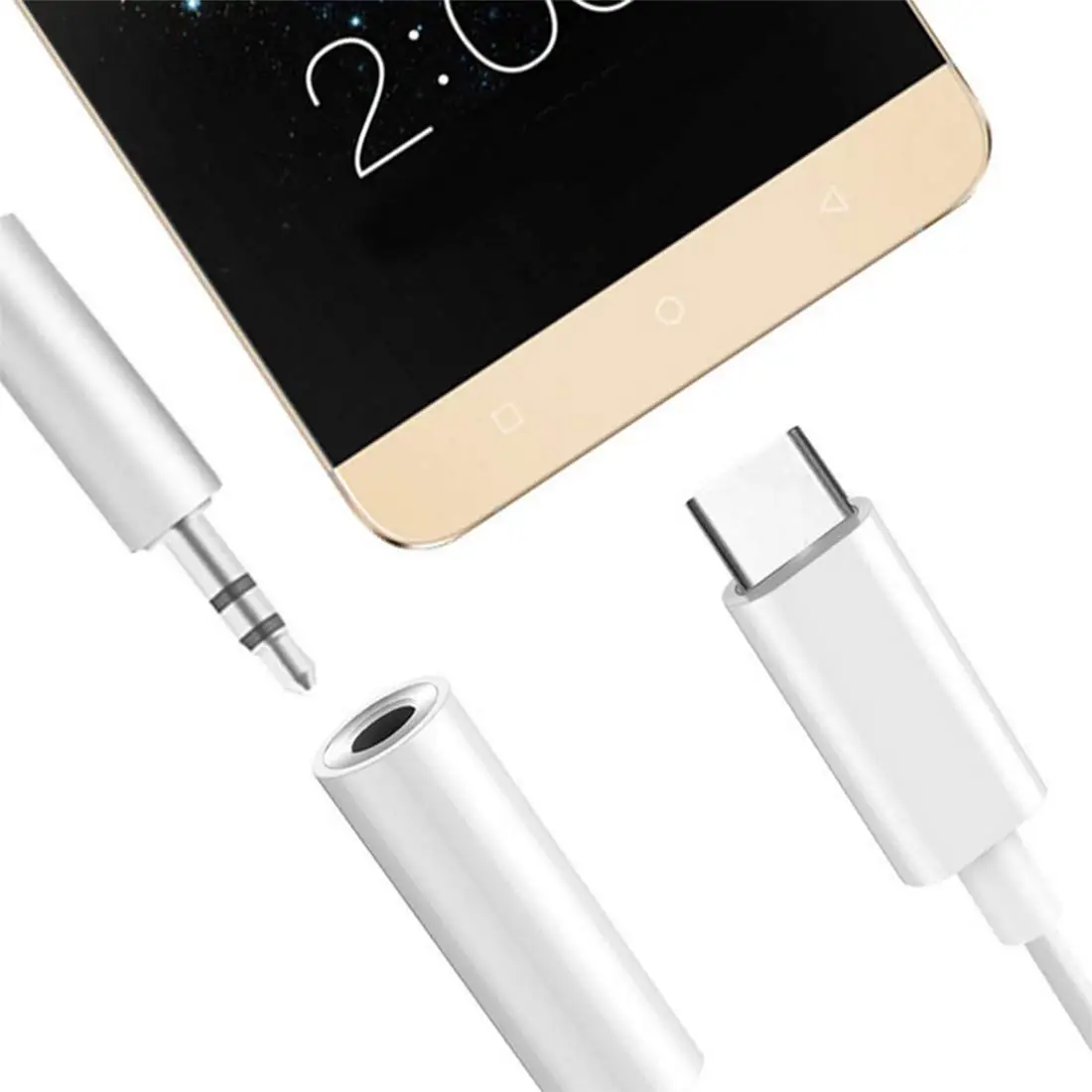 Wandkey Usb C To 3.5mm Female Jack Connector Type C To 3.5mm Audio Jack