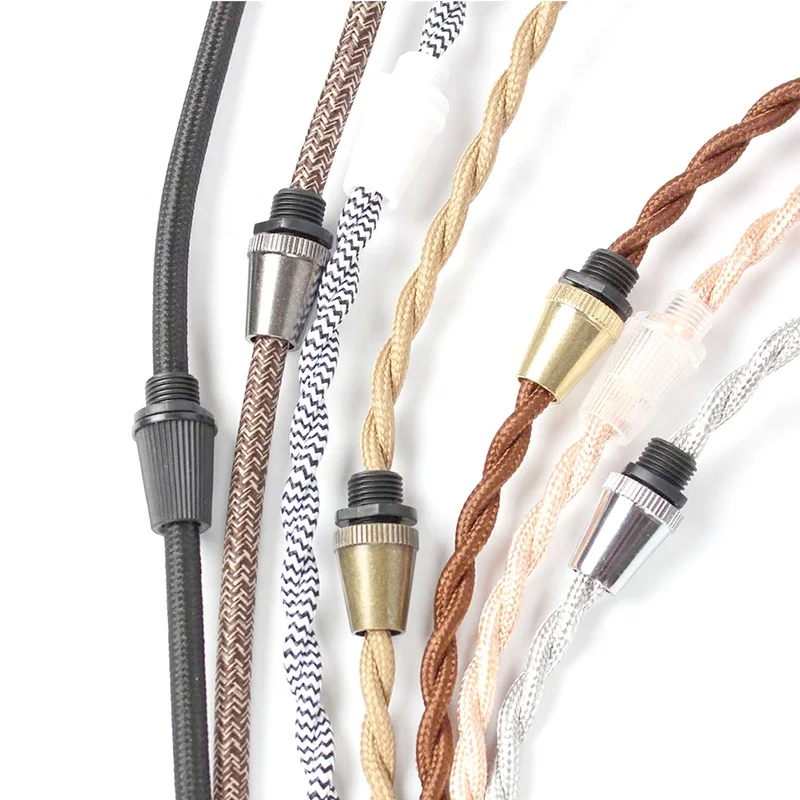 Electroplated Retro Cable Lock M10mm Vintage Colored Metal Cable Grip