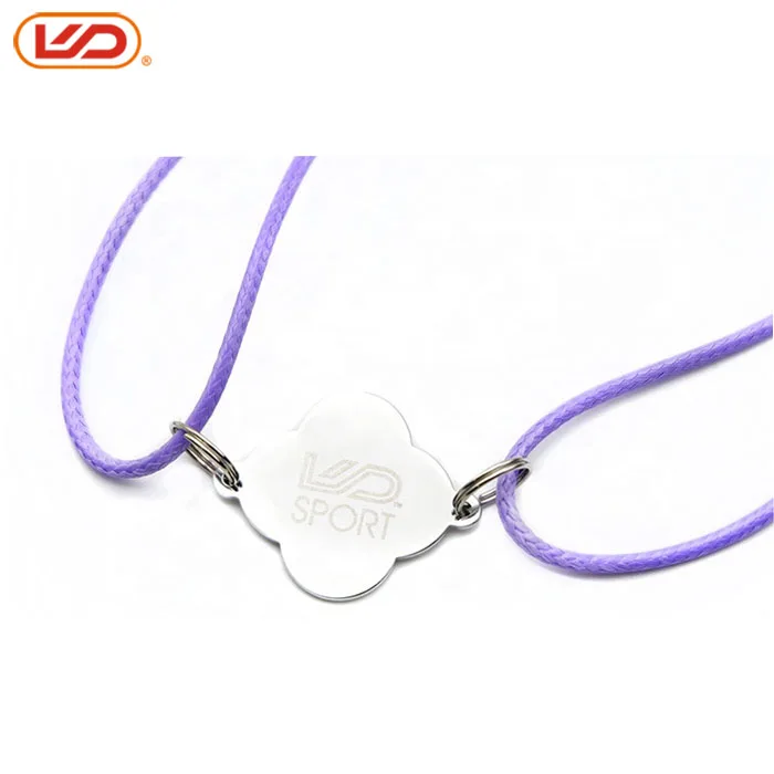 Nylon lanyard hand band wrist strap resistance custom women braided bracelet rope