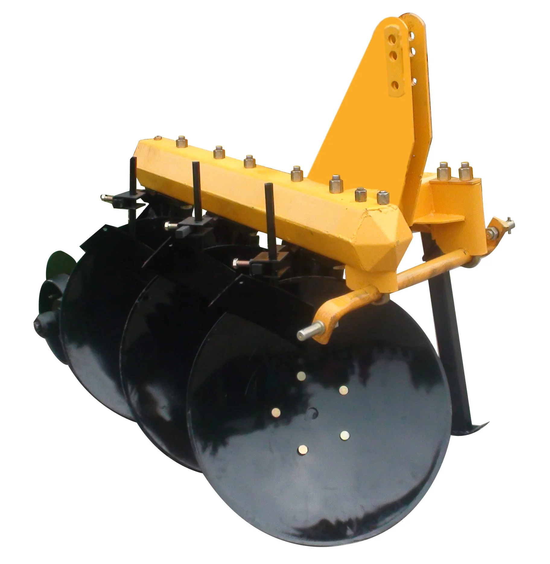 Manufacturers produce agricultural four-wheel tractor new disc plow small fish plow 1LY-3