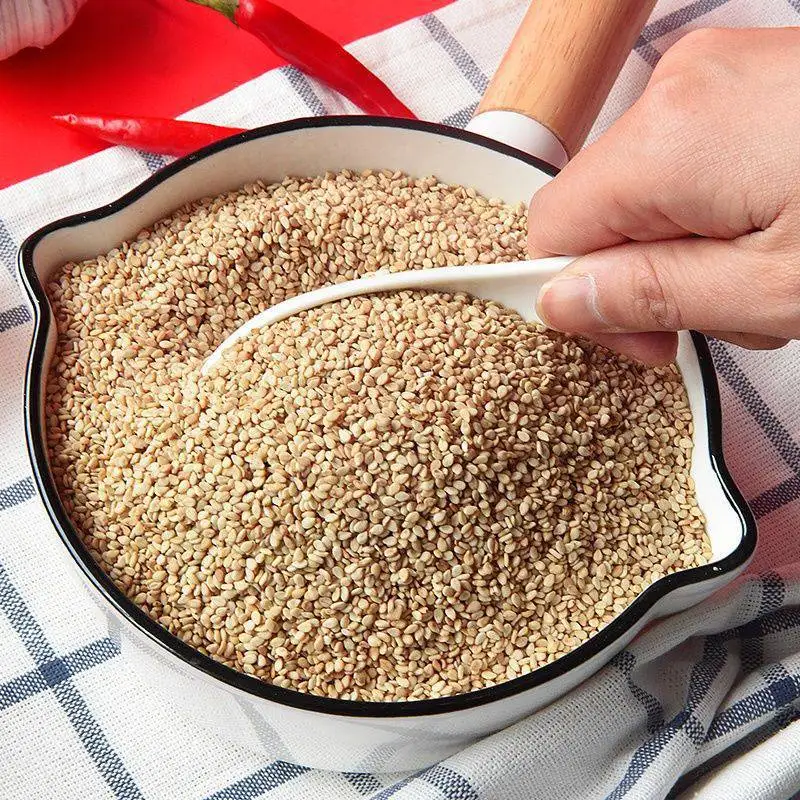 wholesales 2022 new crop top quality roasted white sesame seeds China traditional food white sesame seeds with low price