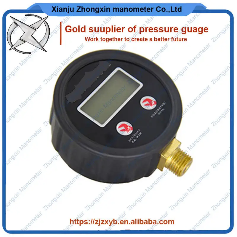 Hot sale products manufacturer psi bar digital pressure gauge with side mounting