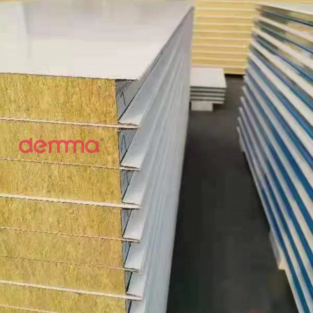 Aluminium Composite Panel Price PU Rock Wool EPS Foam Sandwich Panel Plywood For Building Materials