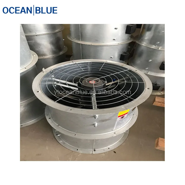 SS or Hot dip Galvanized Industrial Refrigeration Axial Fan
