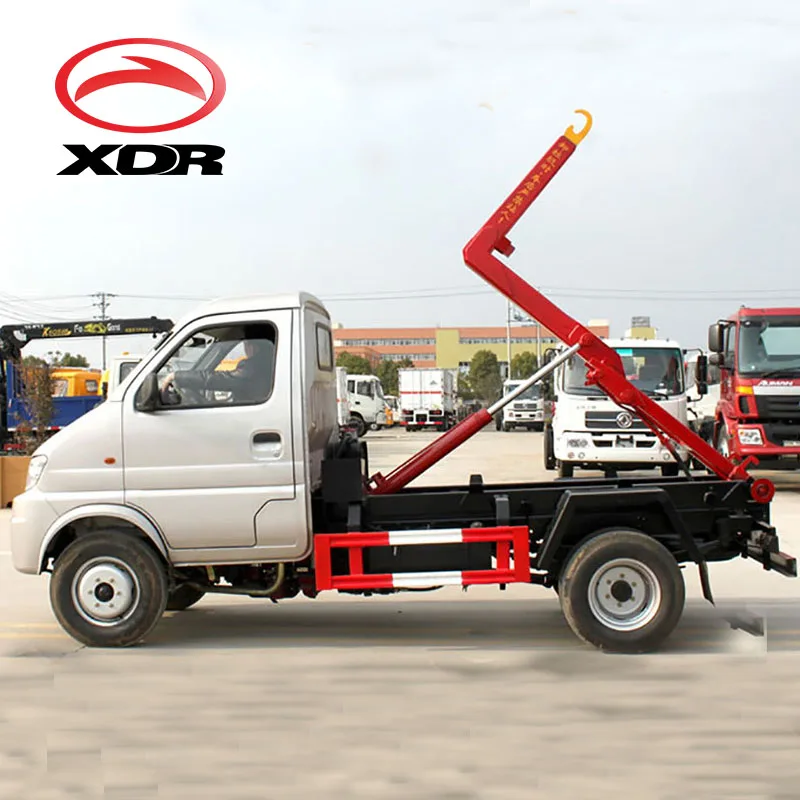 Mini Hook Lift Garbage Truck Hydraulic Arm Garbage Truck