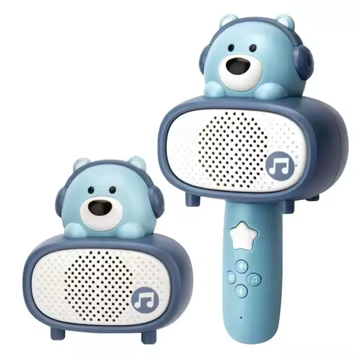 Караоке машина для детей Bluetooth динамик беспроводной с микрофоном Игрушки девочек день рождения