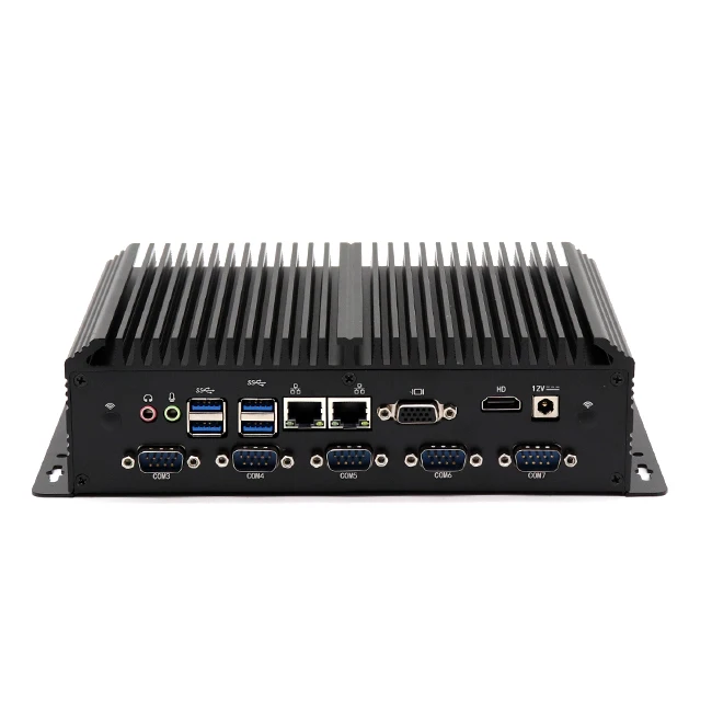 
Stock Products I7 8550U 8565U Fanless Mini PC UHD620 Barebone System 4K Gaming PC 