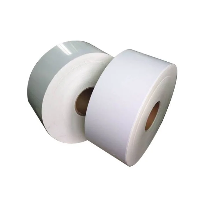 Self-adhesive sticker paper for offset printing semi gloss thermal paper jumbo roll materials