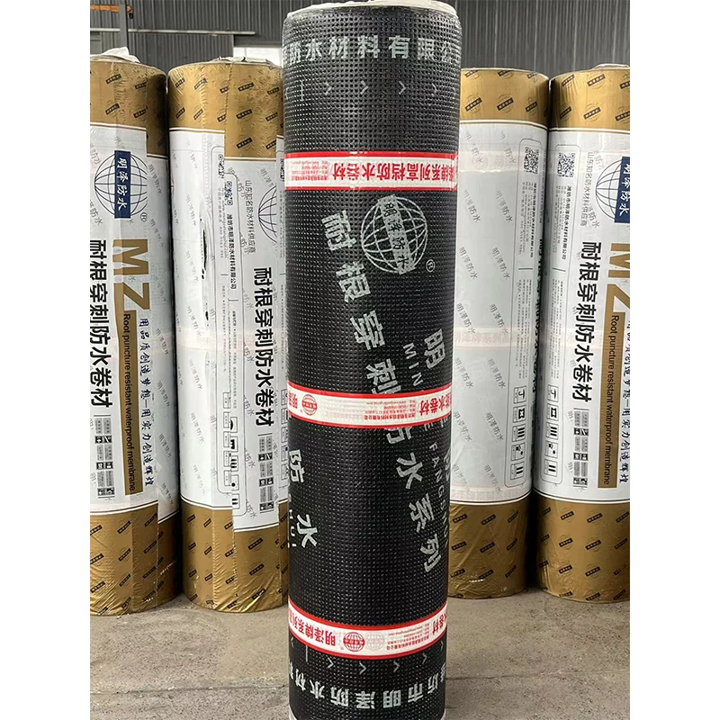 Factory supply 10m Anti-Root Puncture Resistance asphalt waterproof membrane roof blanket with cheap price