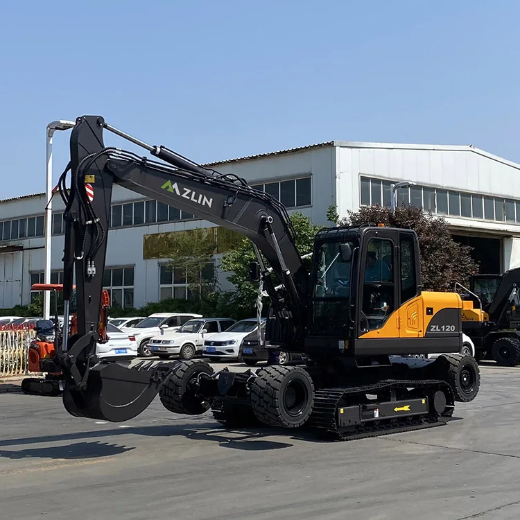 Лидер продаж ZL12 колесный гусеничный экскаватор 12Ton с двигателем Yanmar