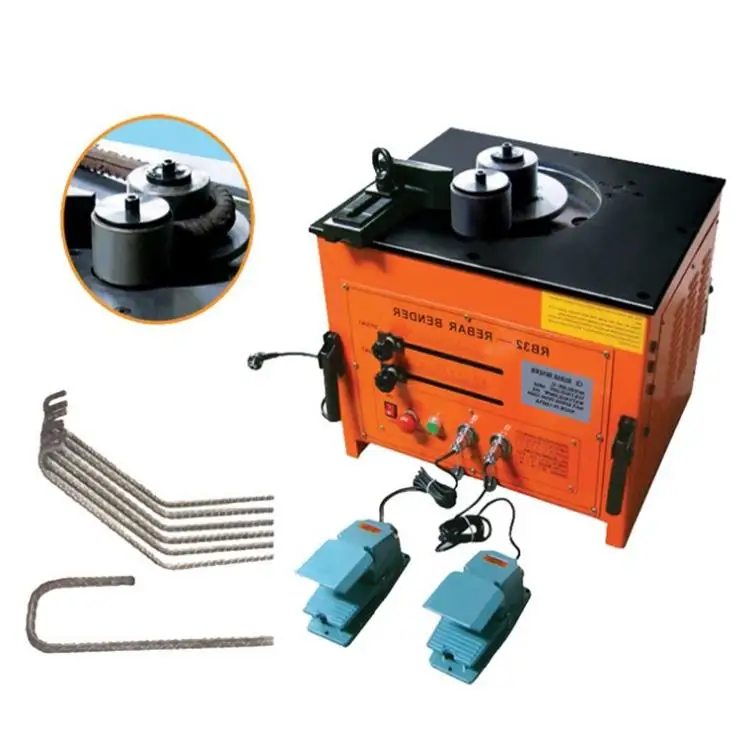 high quality portable manual electric mini rebar bender