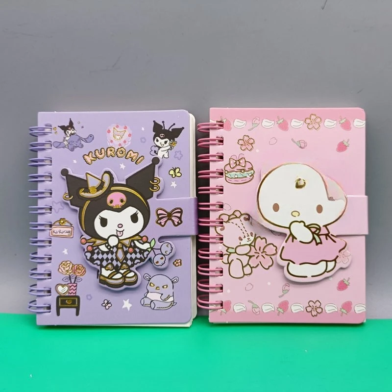 Wholesale Cartoon magnetic buckle coil notebook primary school third grade notebook