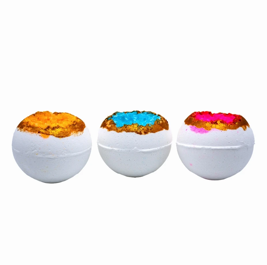 Hot Selling Fizzy Handmade Natural Epson Salt Bubble Bombs Exfoliating Organic Nourishing Bath Bomb Ball for Bath Shower