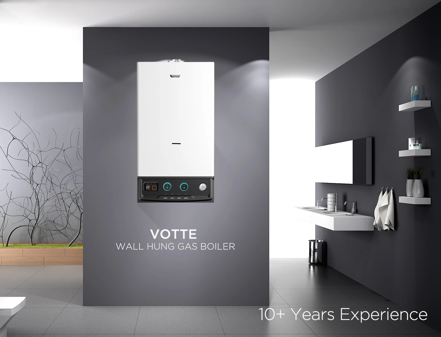 Instant Flue Type Gas Geyser Pulse Igniter Gas Geyser Pulse Igniter popular Chinese new style wall hung gas boiler