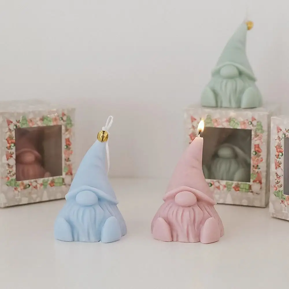 Christmas Ornament Beard Faceless Dwarf Doll Candle Making Kit Paraffin Wax Candle For Business