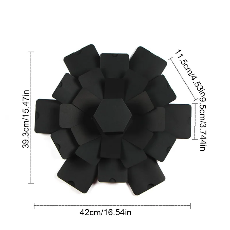 Surprise Packaging Table Gift Card Pop up Box Handmade Coated Paper Gift & Craft Air / Sea / Express Explosion Box Embossing