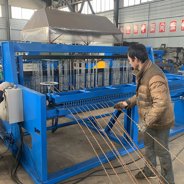 0.4-2mm / 2-12mm heavy duty semi and fully automatic crimped wire mesh machine with cheap price