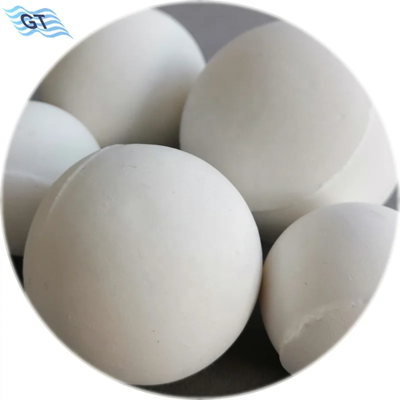High purity white high alumina ceramic balls for tile industry